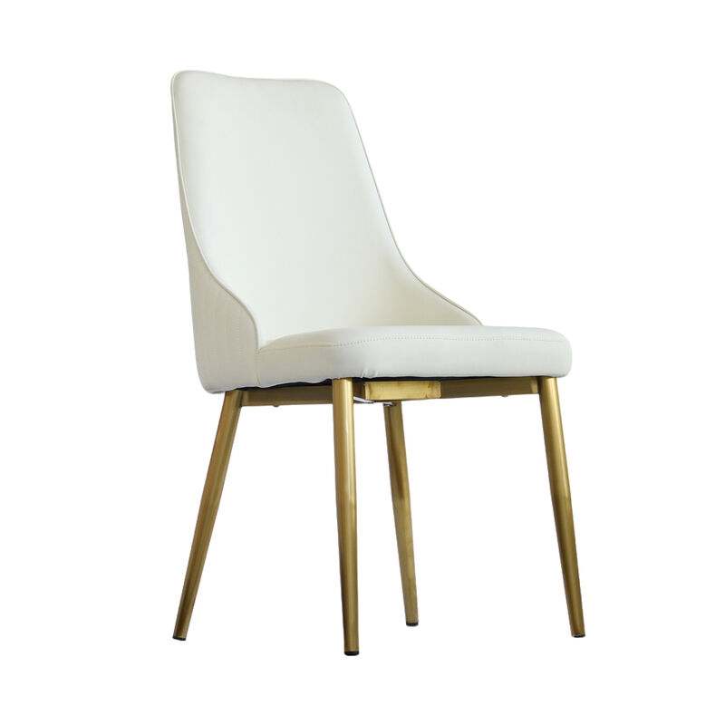 Streamdale Spongefilled dining chair, wood/metal legs(Set of 2) image number 4