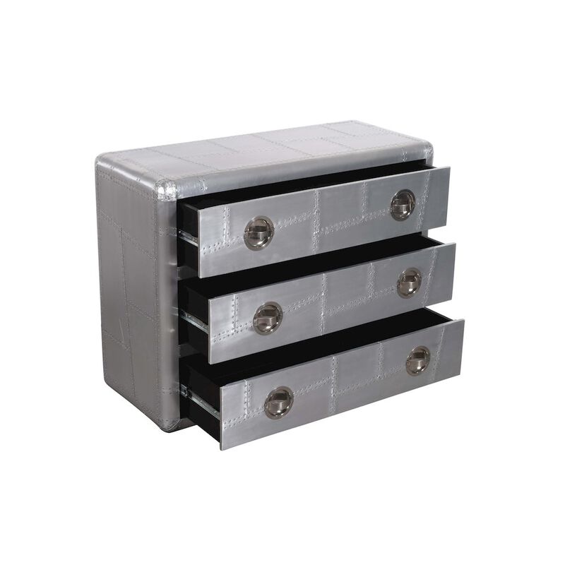 Alex Hamilton Pilot 3-Drawer Chest with Hatch pulls