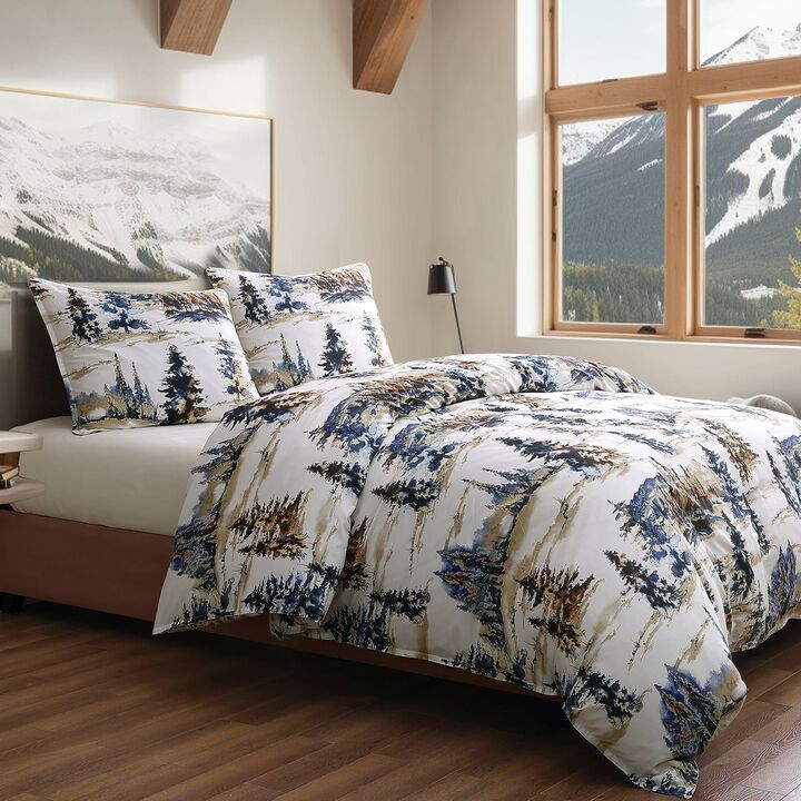Acadia Queen 3-Piece Reversible Comforter Set