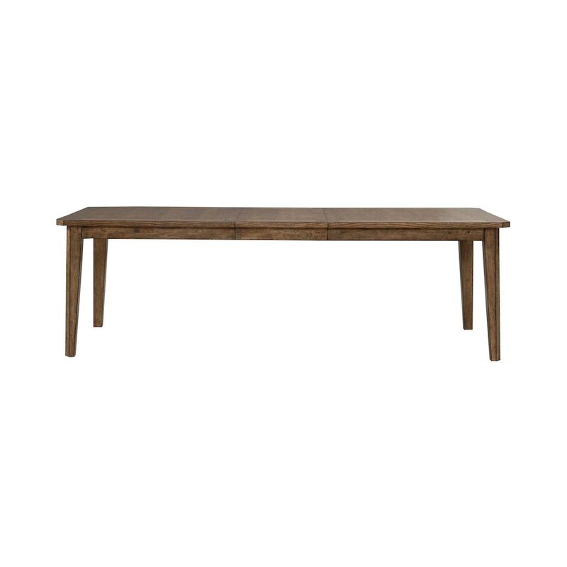 Liberty Furniture Carolina Park Rectangular Leg Table - Removeable Leaf - Amber Brown image number 0