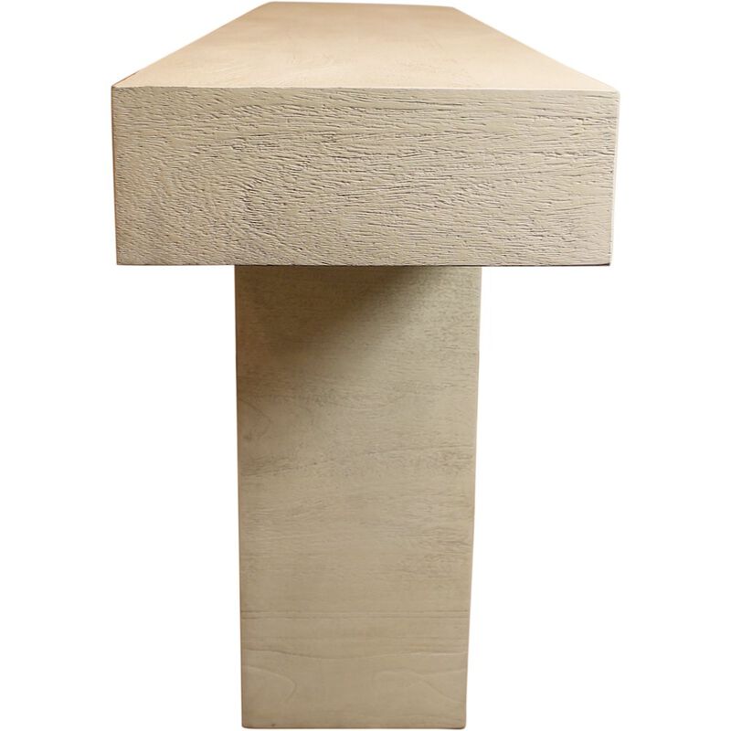 Flagstaff Console Table in Stone Natural image number 2