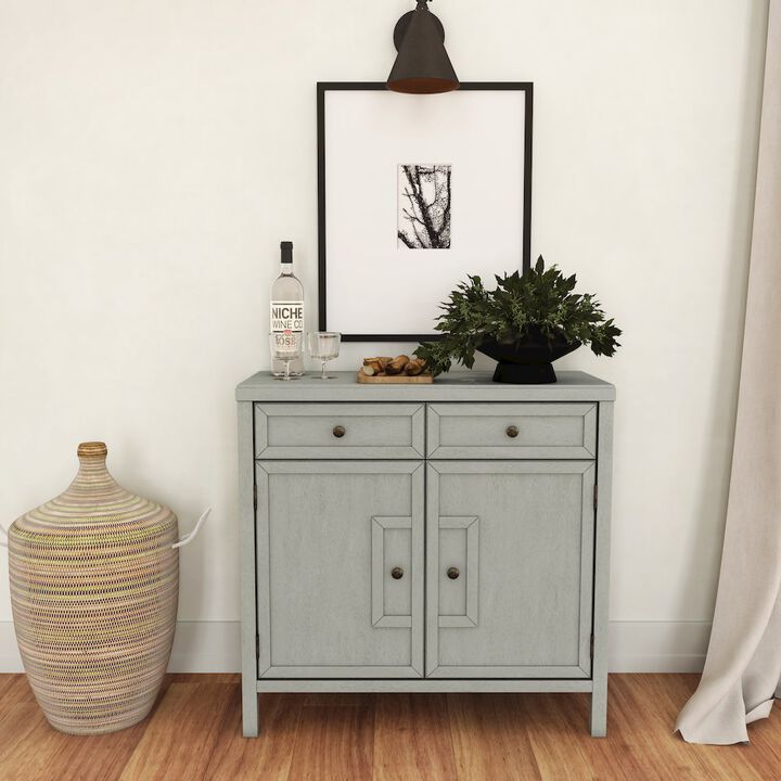 Butler Specialty Imperial Wood Accent Cabinet, Gray