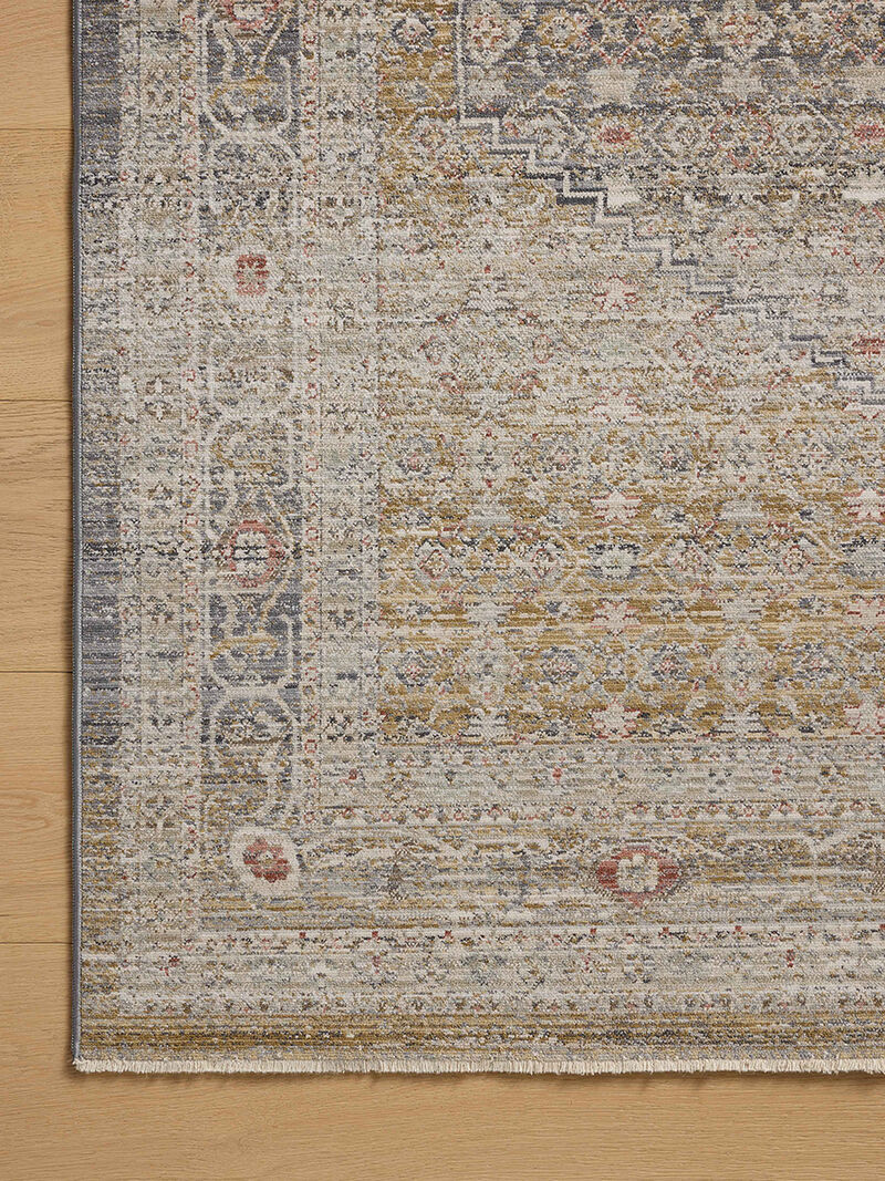 Ida IDA02 Stone/Gold 5'3 "x 7'6" Rug