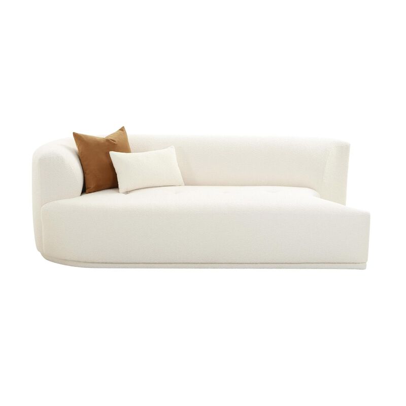 Casafoyer Fickle Cream Boucle Modular LAF Loveseat image number 2