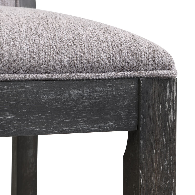 Merax Rubber Wood Frame Height Bar Stools Set of 2