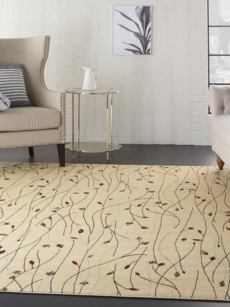 Grafix GRF15 Cream 7'10" x 9'10" Rug