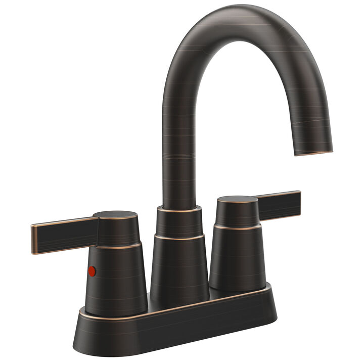 2-Handle Bathroom Sink Faucet for Modern Vanity with Smooth Water Flow & Durable Design