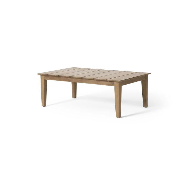 Merax Acacia Wood Outdoor Coffee Table