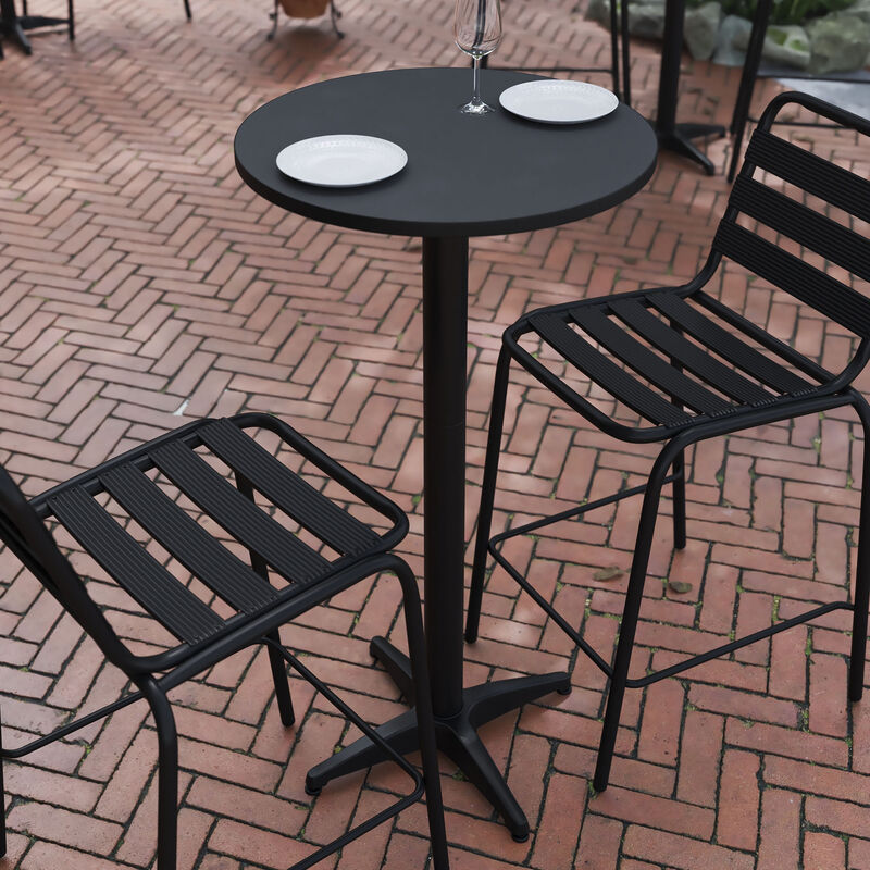 RD Black Bar Height Table image number 2