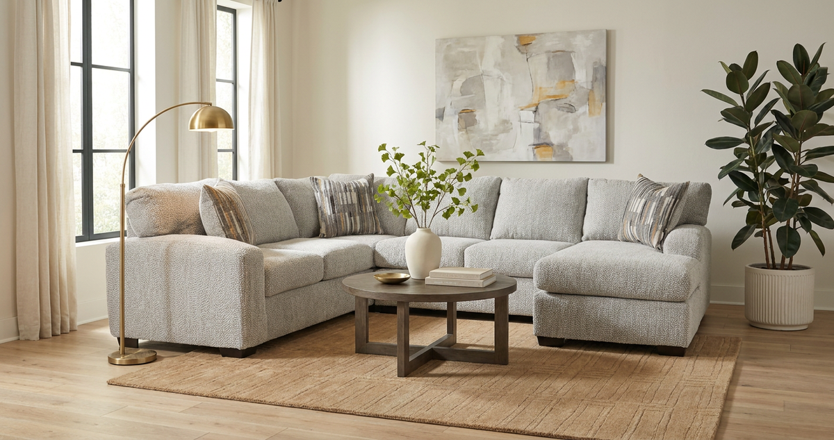 Reckon Taupe 2 Piece Sectional