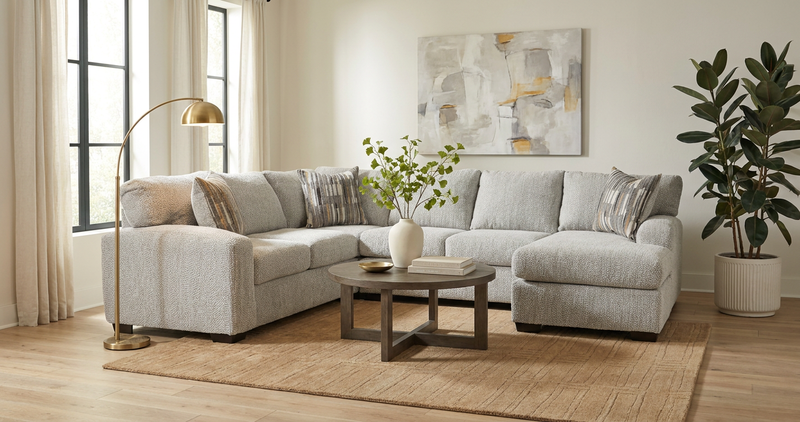 Reckon Taupe 2 Piece Sectional image number 1