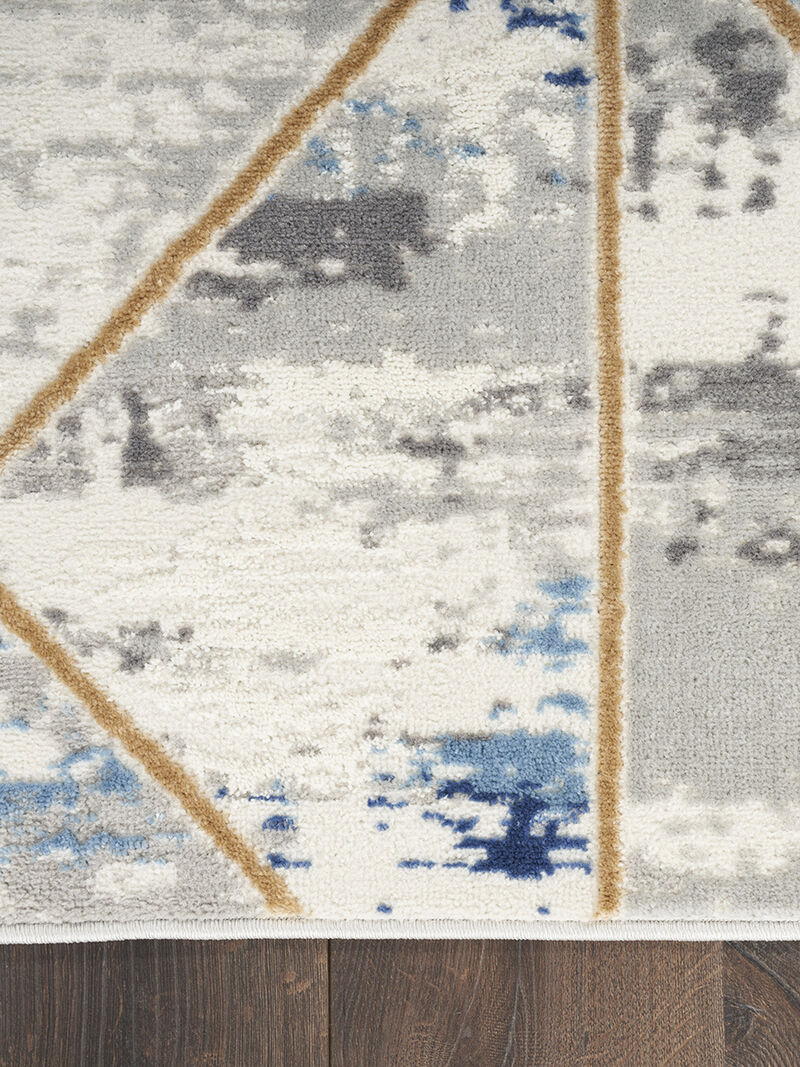 Elation ETN12 Gray/Multicolor 4' x 6' Rug