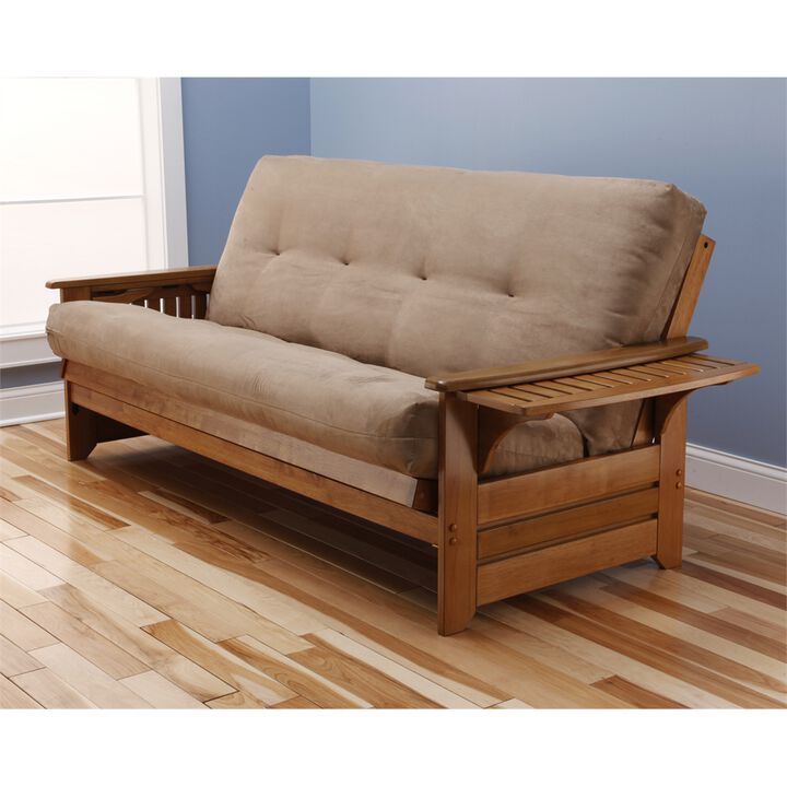 Phoenix Frame-Barbados Finish-Suede Peat Mattress
