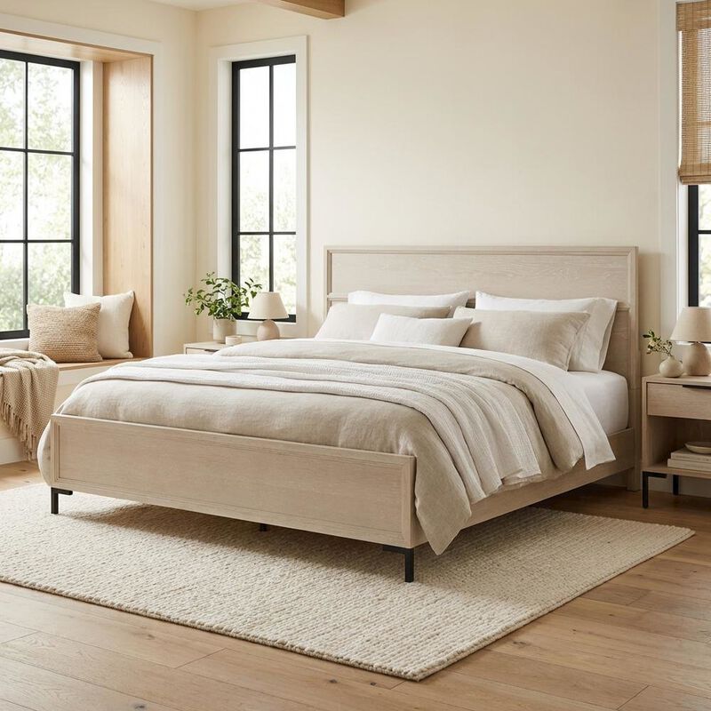 Alpine Furniture Bradley Platform Bed image number 1