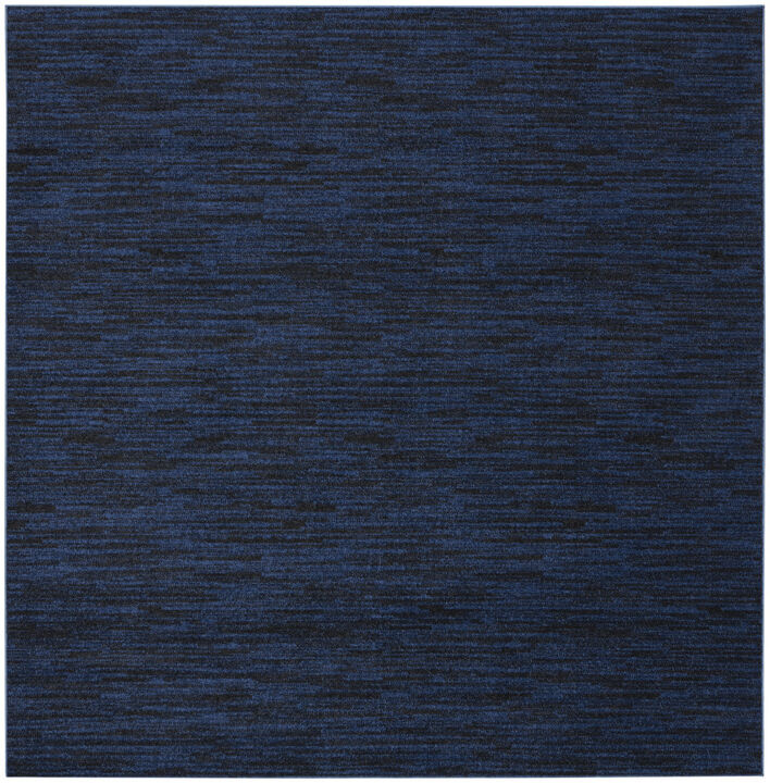 HomeRoots Square Indoor Outdoor Area Rug