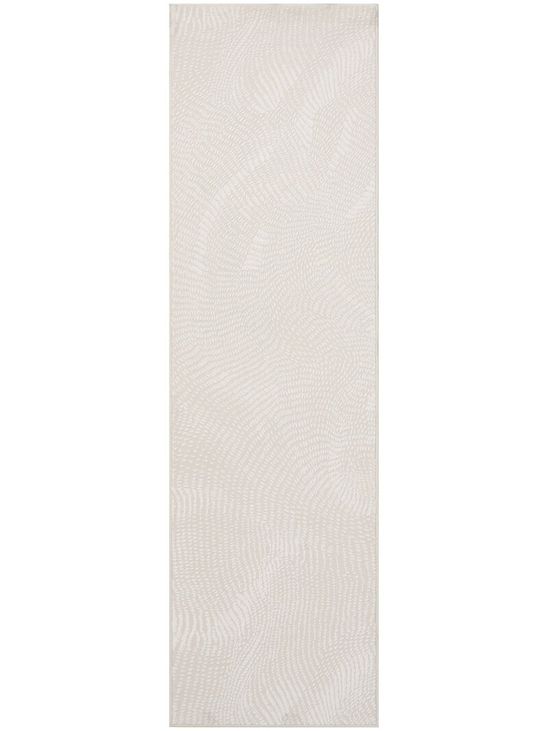 Central Park West CEP01 Ivory 2' x 6' Rug image number 0