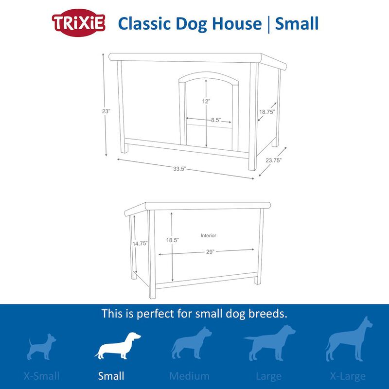 TRIXIE natura Classic Dog House image number 3