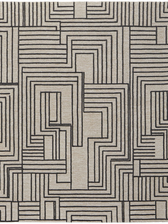 Gansett T8011 Beige/Brown 9'6" x 13'6" Rug By Thom Filcia