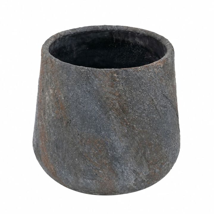 WOW PIONEER Large Cement Planter for Indoor Outdoor Use, Spacious Functional Decor for Garden and Home Designed to Hold a Variety of Botanicals