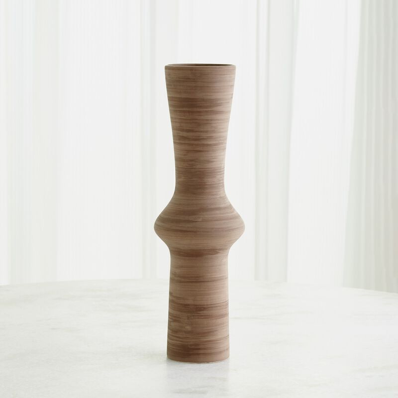 Expo Vase-Brown