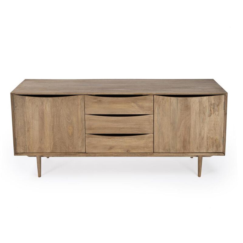 Butler Specialty Leonidin Natural Wood 67" Sideboard, Light Brown image number 4