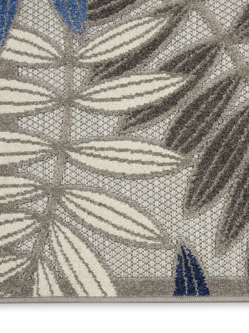 Aloha ALH18 Gray/Blue 6' x 9' Rug