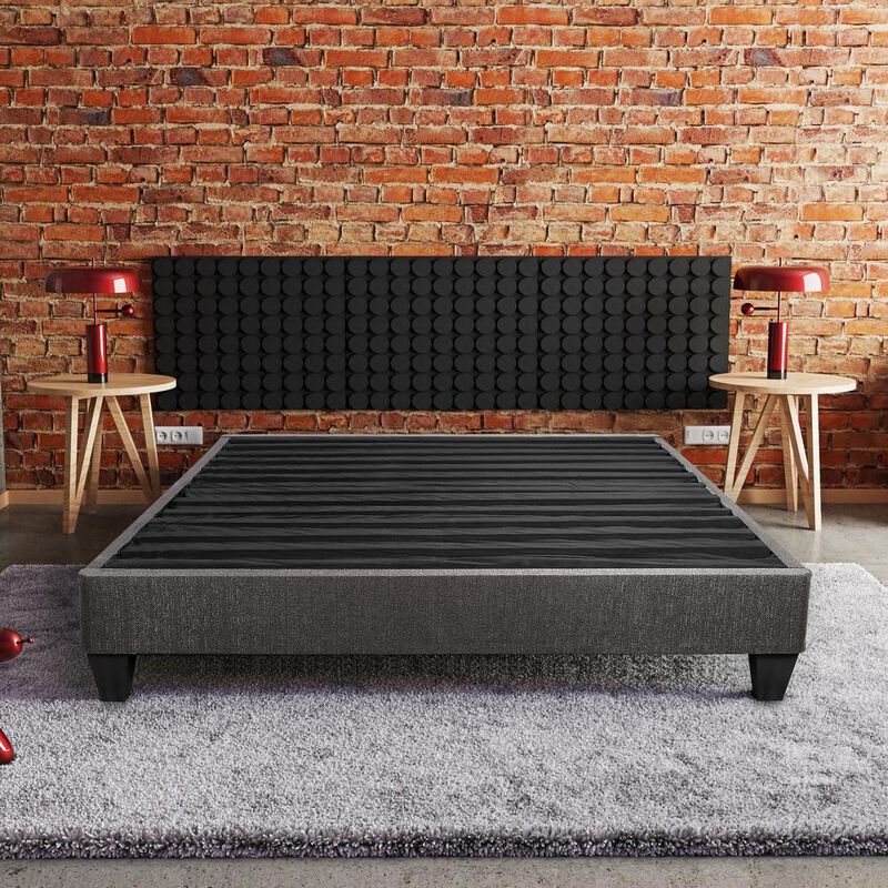 Primo International Sonic Grey 14 in. Platform Mattress Foundation, Cal King