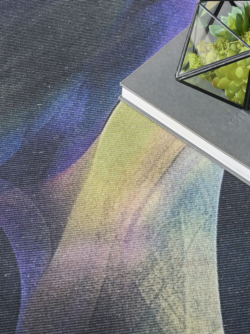 Nourison Washables NWB16 Turquoise/Multicolor 4' x 6' Rug