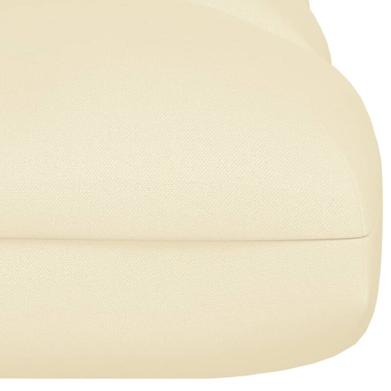 vidaXL Pallet Sofa Cushion Cream 47.2"x31.5"x4.7"
