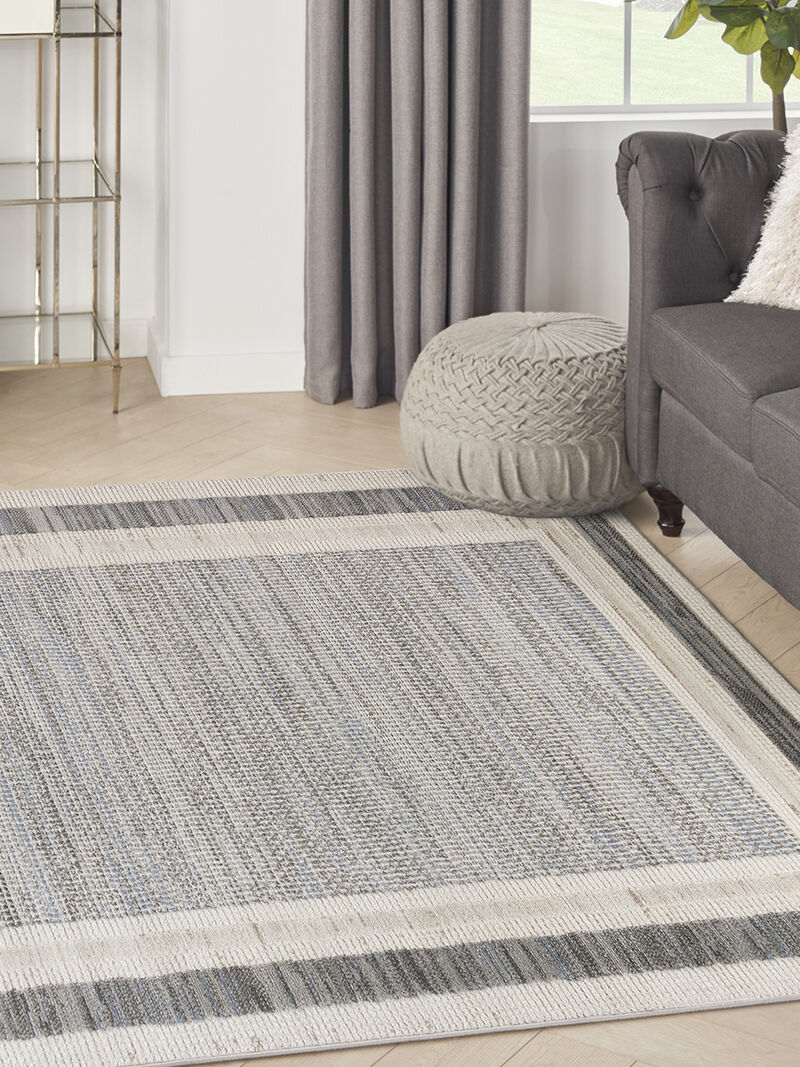 Serenity Home SRH07 Gray/Ivory 3'11" x 5'11" Rug