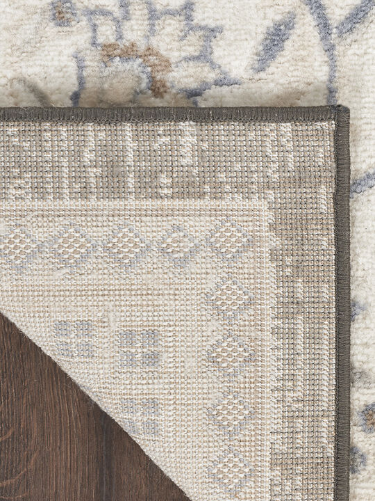 Serenity Home SRH02 Ivory/Gray/Blue 9' x 12' Rug