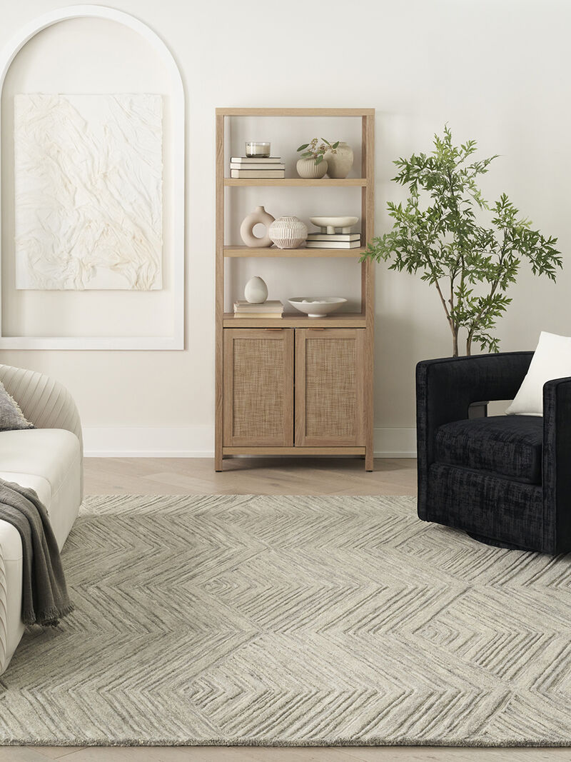 Graceful GRU03 Gray 3'9" x 5'9" Rug