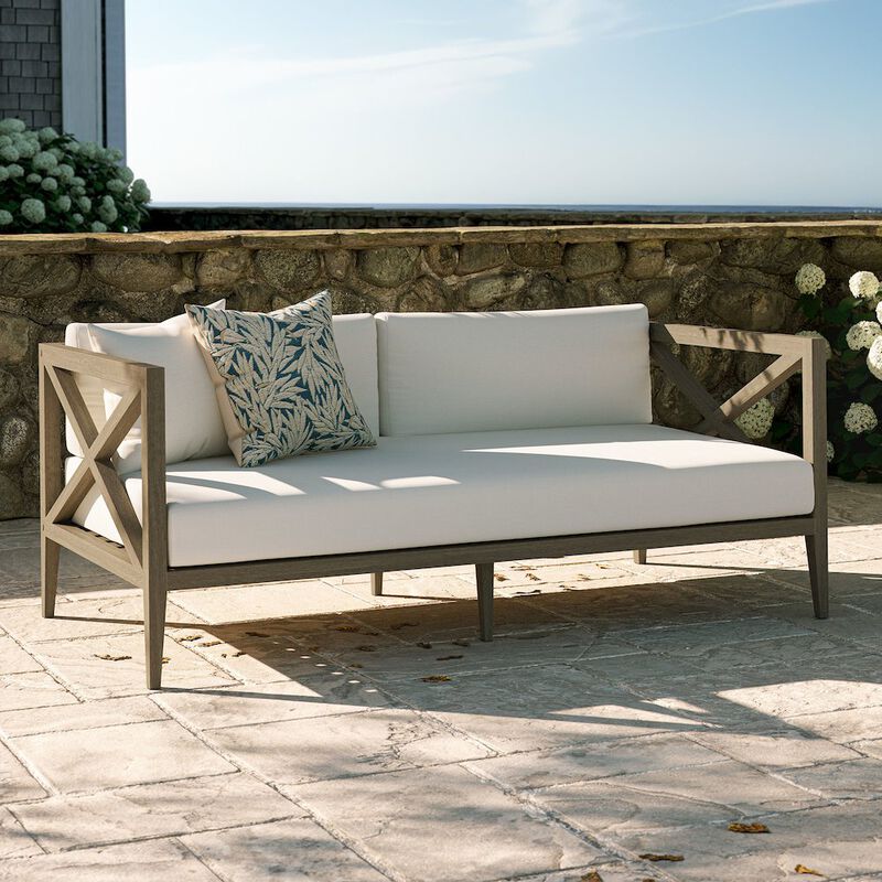 Modway Northlake Outdoor Patio Teak Loveseat