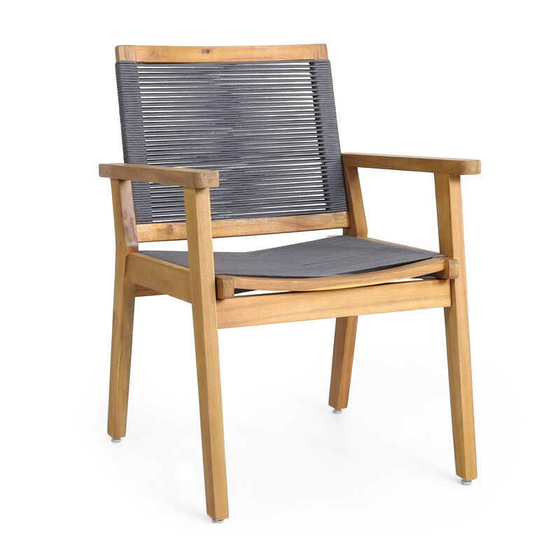 Merax Transitional Rope Weave Outdoor Lounge  Chairs image number 4