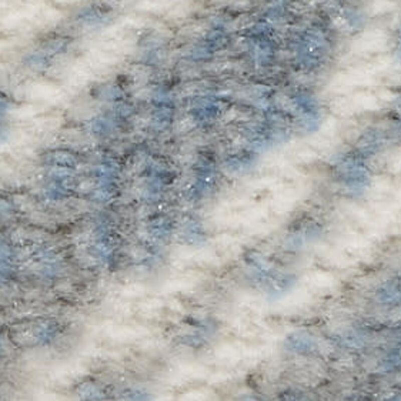 HomeRoots Damask Distressed Non Skid Runner Rug image number 2