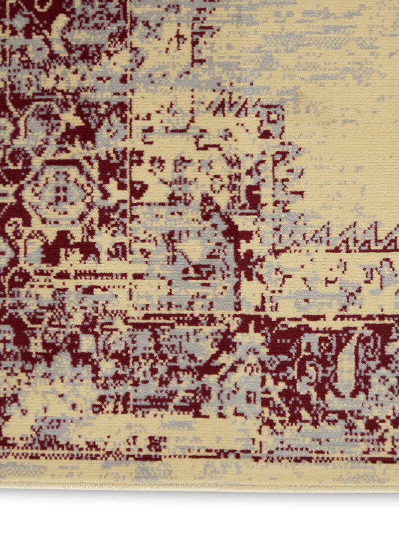 Grafix GRF14 Cream/Red 7' x 10' Rug