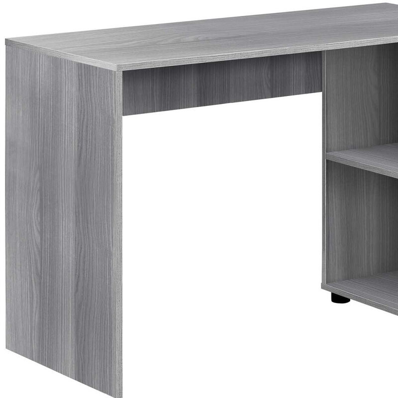 Functional L-Shaped Desk &ndash; Corner Computer Table with Built-In Drawers
