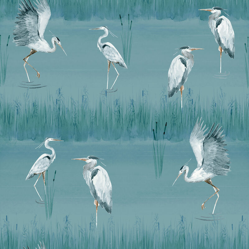 Gerald Blue Heron River Wallpaper image number 0