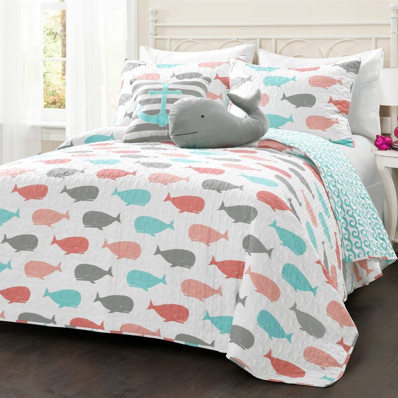 5-Piece Cotton Clip Dot Comforter Set, Premium Softness and Style