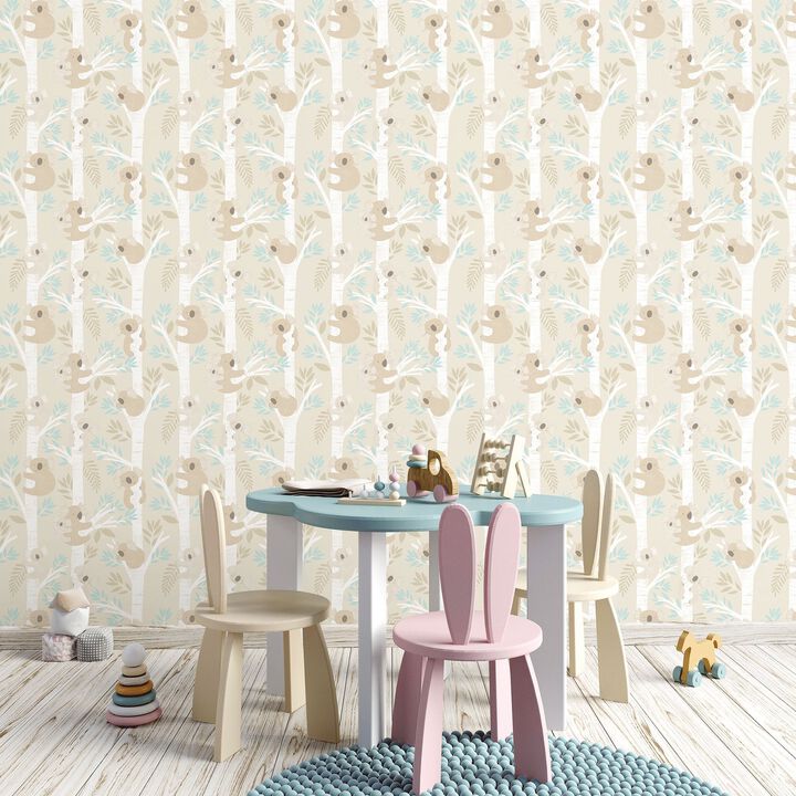 Tiny Tots 2 Koalas Beige Wallpaper G78384