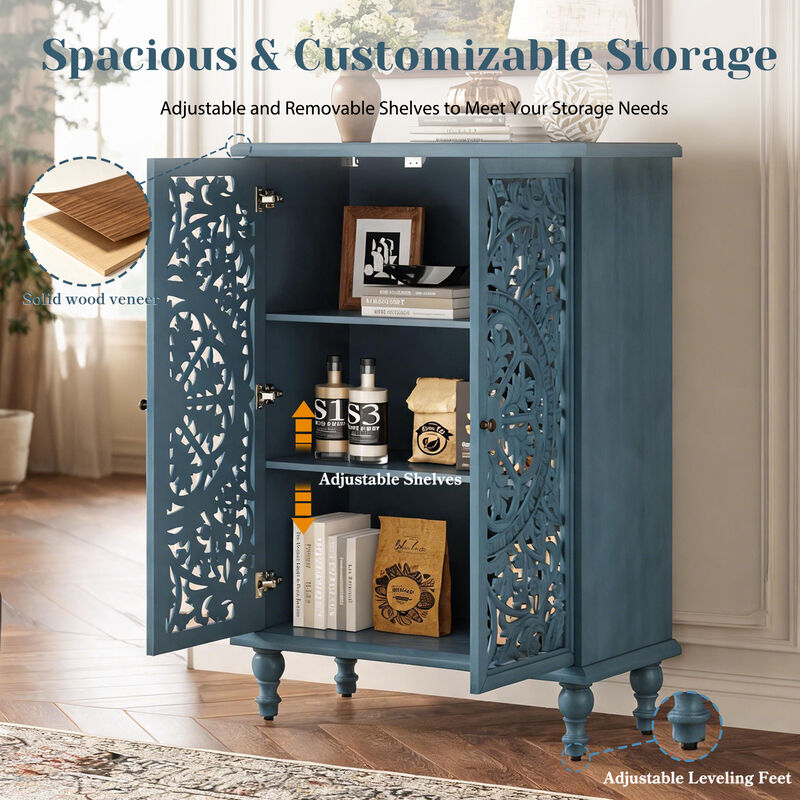 Zuggo 47" Tall Accent Cabinet image number 7
