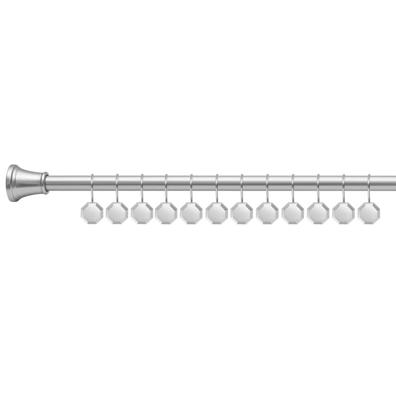 Zinc Shower Curtain Hooks, Set of 12 image number 4