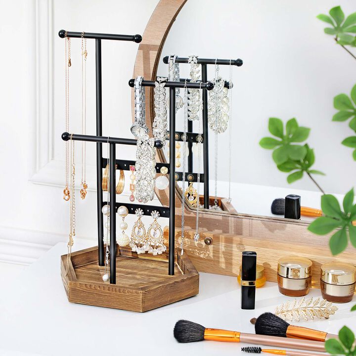 Jewelry Holder Display Stand &ndash; Rotating or Tiered Organizer for Accessories, Rings & Bracelets