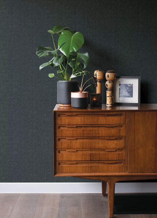 Nagano Blue Distressed Texture Wallpaper