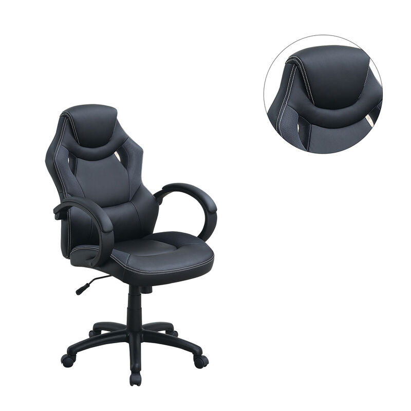 Adjustable Heigh Executive Office Chair, Black