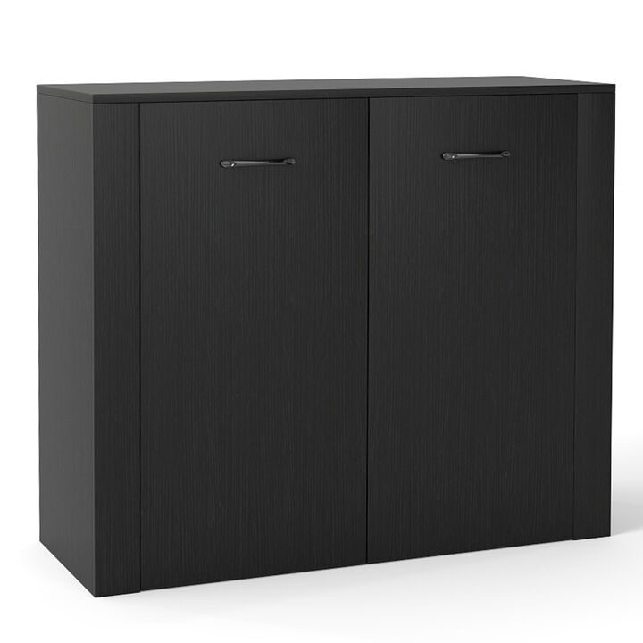 Modern 38-Inch Buffet Sideboard Cabinet with Storage Shelves