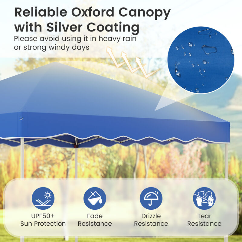 Foldable Pop-Up Tent with Rolling Storage Bag &ndash; Portable Outdoor Canopy