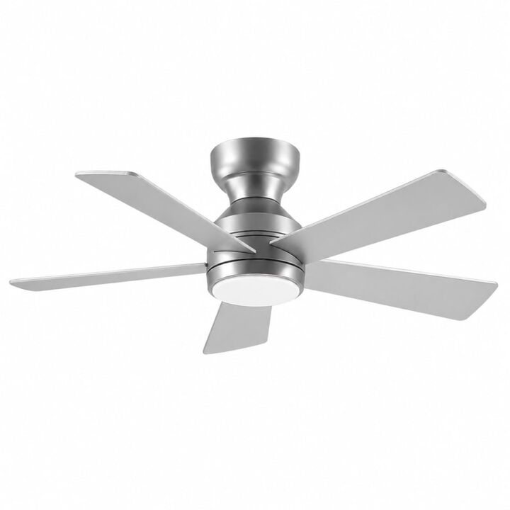 ELEMENT ACE Indoor Outdoor Ceiling Fan with LED Light Kit, Remote Control, Reversible Motor, Six Speeds, Plywood Blades