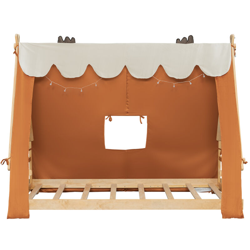 Fibark Kids Tent House Bed Frame image number 0