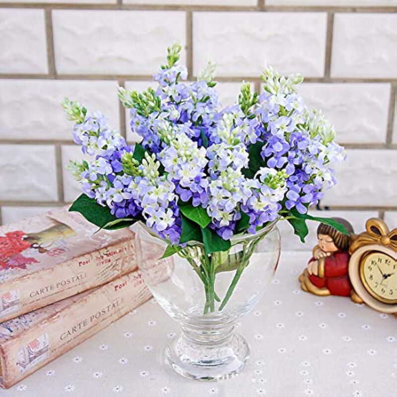 Artificial Outdoor Plants Vase Filler Flowers Silk Plastic image number 3